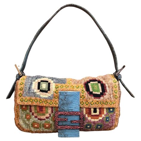 vintage fendi beaded bag